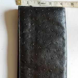 Faux Ostrich wallet